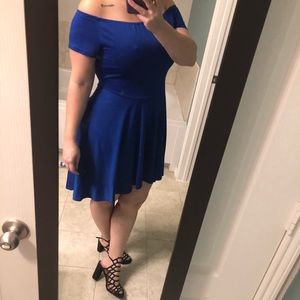 Sapphire Blue, Hi-Low dress